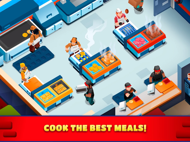Idle Burger Empire Tycoon—Game - عکس بازی موبایلی اندروید