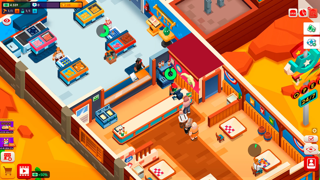Idle Burger Empire Tycoon—Game - عکس بازی موبایلی اندروید