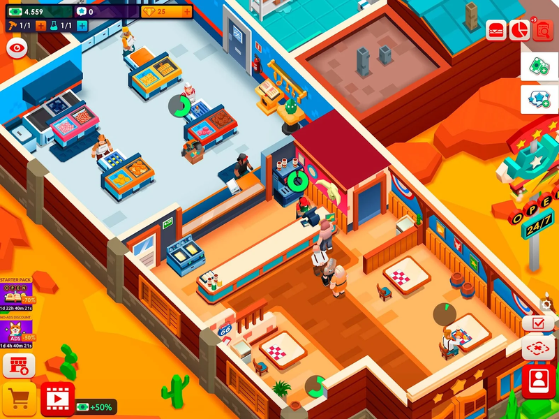 Idle Burger Empire Tycoon—Game - عکس بازی موبایلی اندروید