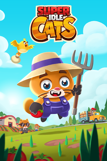 Super Idle Cats - Farm Tycoon - Gameplay image of android game