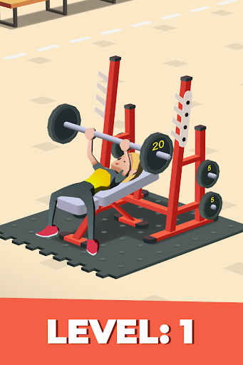 Idle Fitness Gym Tycoon - Game - Gameplay image of android game