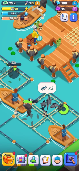 Sushi Empire Tycoon—Idle Game - Gameplay image of android game