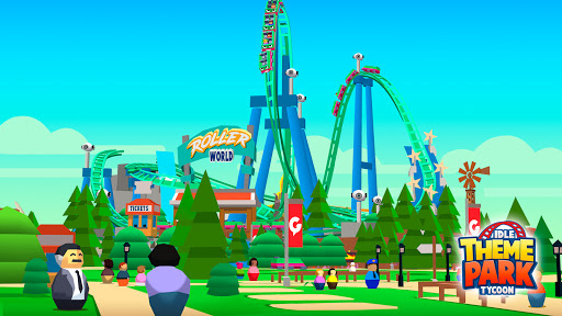 Idle Theme Park Tycoon - Gameplay image of android game