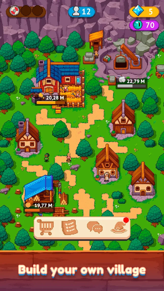 Idle Town Master - Pixel Game - Gameplay image of android game