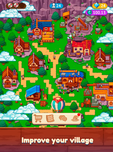 Idle Town Master - Pixel Game - Gameplay image of android game