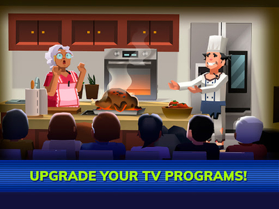 TV Empire Tycoon - Idle Management Game - Gameplay image of android game