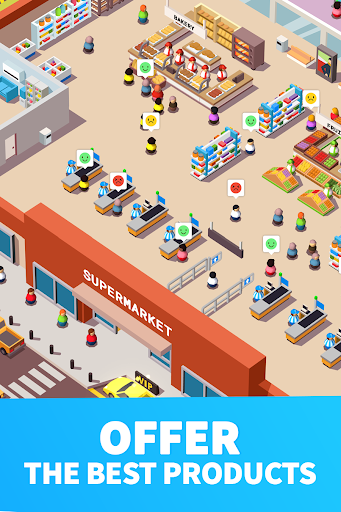 Idle Supermarket Tycoon-Shop - Gameplay image of android game