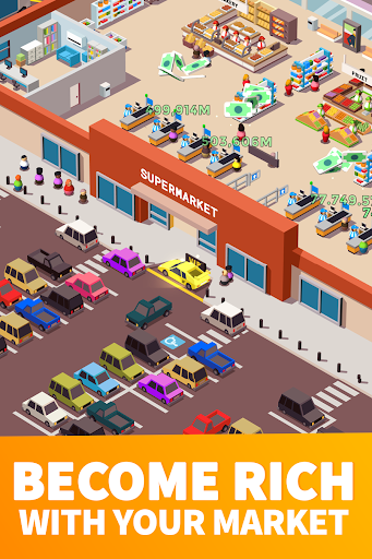 Idle Supermarket Tycoon-Shop - Gameplay image of android game