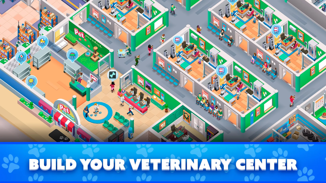 Pet Rescue Empire Tycoon—Game - Gameplay image of android game