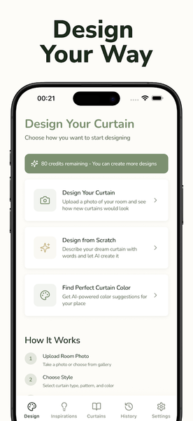 Curtain AI: Home Decor Design - Image screenshot of android app
