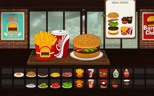 Burger Chef - Cooking Simulator - عکس بازی موبایلی اندروید