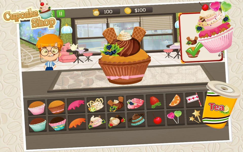 Cupcake Shop - عکس بازی موبایلی اندروید