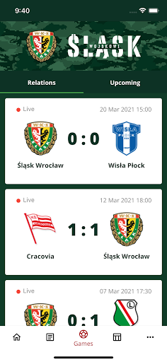 WKS Śląsk Wrocław - Image screenshot of android app