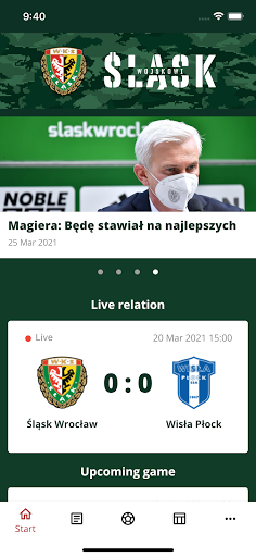 WKS Śląsk Wrocław - Image screenshot of android app