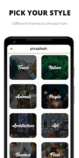Pixsplash - Wallpapers - عکس برنامه موبایلی اندروید