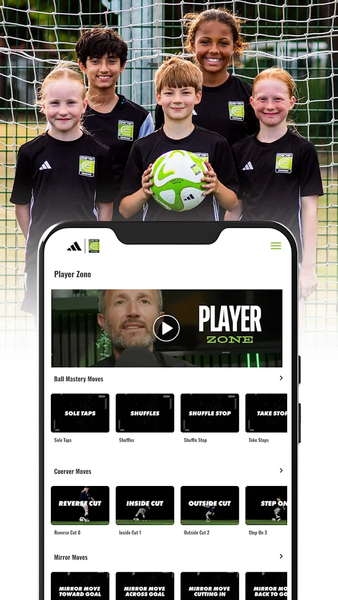 Coerver Soccer Skills - عکس برنامه موبایلی اندروید