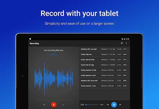 Easy Voice Recorder - Image screenshot of android app