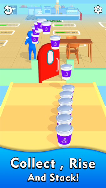 Coffee Idle Stack Simulation - عکس بازی موبایلی اندروید