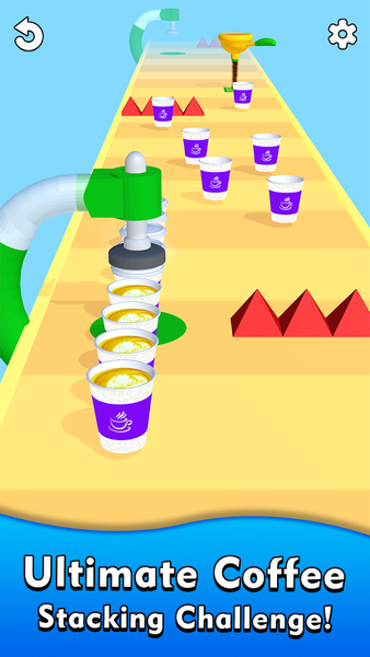 Coffee Idle Stack Simulation - Gameplay image of android game