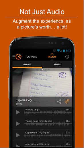 Cogi – Notes & Voice Recorder - عکس برنامه موبایلی اندروید