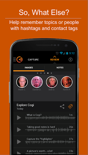 Cogi – Notes & Voice Recorder - عکس برنامه موبایلی اندروید