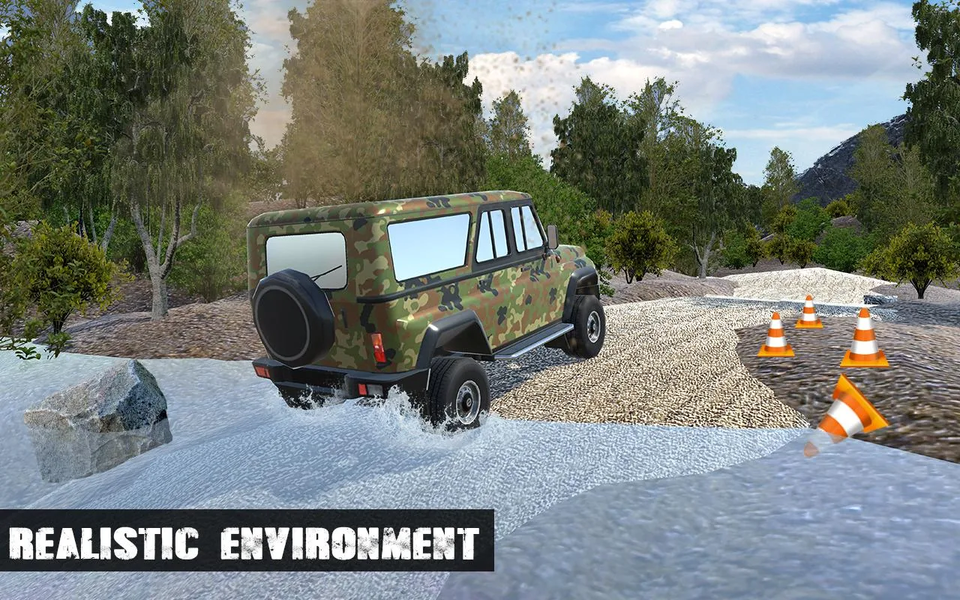 Off-road Army Jeep - عکس بازی موبایلی اندروید