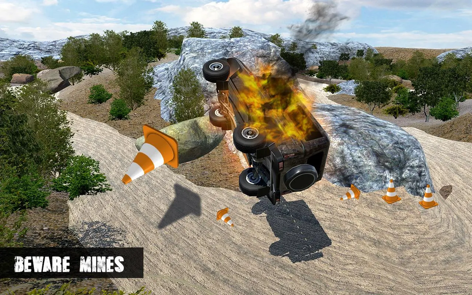 Off-road Army Jeep - عکس بازی موبایلی اندروید