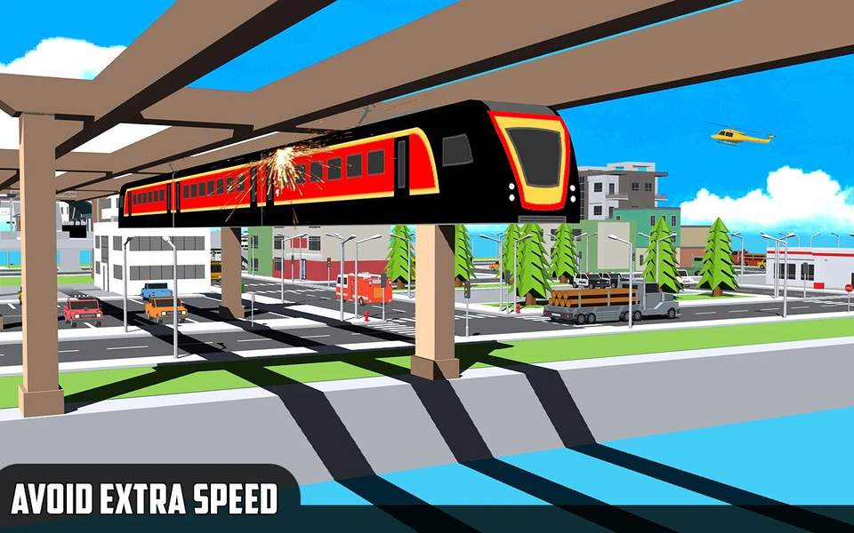 Sky Train Simulator - عکس بازی موبایلی اندروید