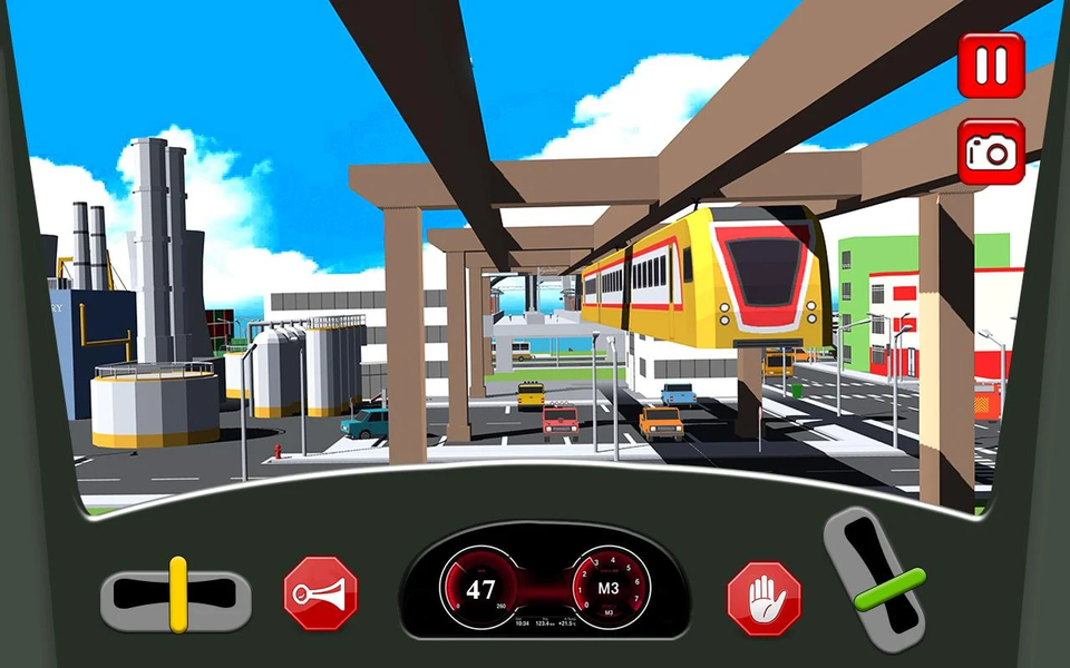 Sky Train Simulator - عکس بازی موبایلی اندروید