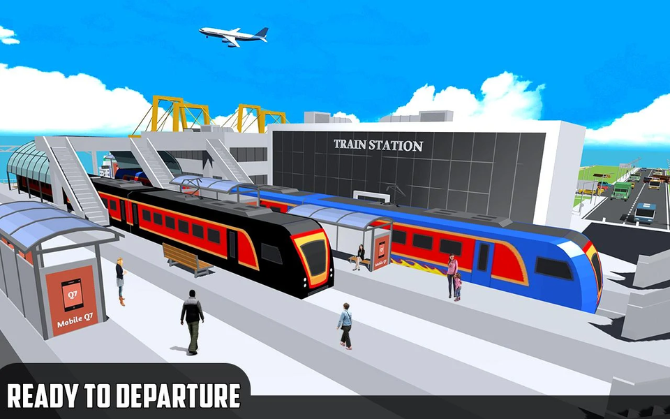 Sky Train Simulator - عکس بازی موبایلی اندروید