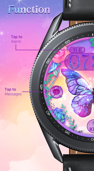 Fantastic Butterfly_Watchface - Image screenshot of android app