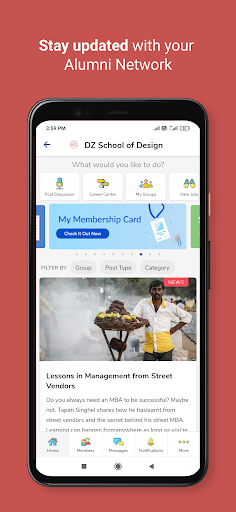 My Alumni Network - عکس برنامه موبایلی اندروید