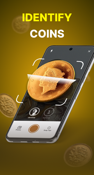Coin Identifier: Value Scanner - Image screenshot of android app