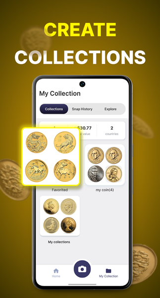 Coin Identifier: Value Scanner - عکس برنامه موبایلی اندروید