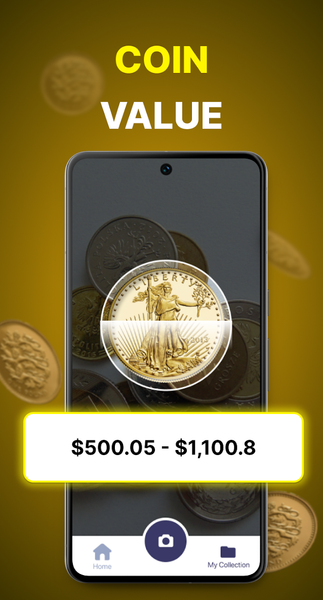 Coin Identifier: Value Scanner - عکس برنامه موبایلی اندروید