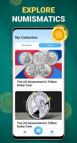 Coin Identifier: Value Scanner - Image screenshot of android app