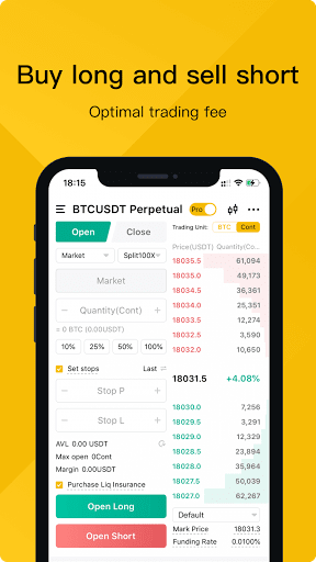 CoinBene - Image screenshot of android app