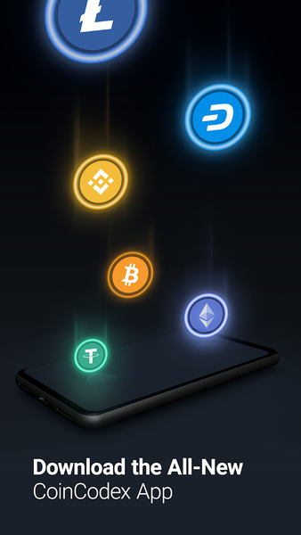 CoinCodex: BTC & Crypto Prices - عکس برنامه موبایلی اندروید