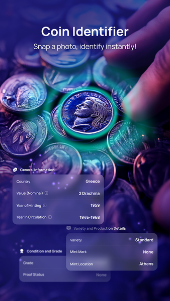 Collector’s Helper - Coin Lens - عکس برنامه موبایلی اندروید