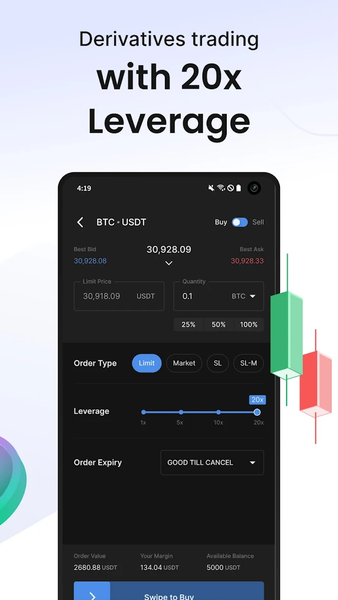 CoinDCX: Bitcoin Crypto App - Image screenshot of android app