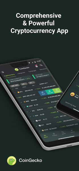 CoinGecko: NFT, Crypto Tracker - عکس برنامه موبایلی اندروید