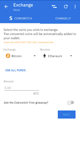 Coinomi: Crypto Bitcoin Wallet - Image screenshot of android app
