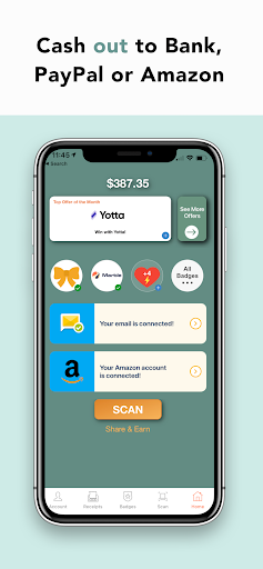 CoinOut: Receipts for Rewards - Image screenshot of android app