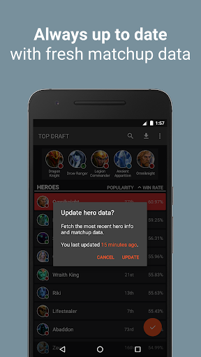 Top Draft for Dota 2 - Image screenshot of android app