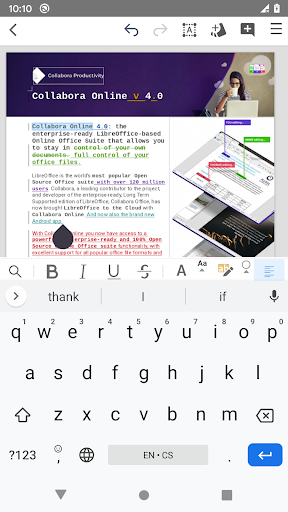 Collabora Office - Image screenshot of android app