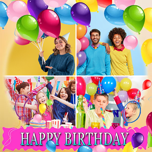 Birthday Collage Maker - Image screenshot of android app
