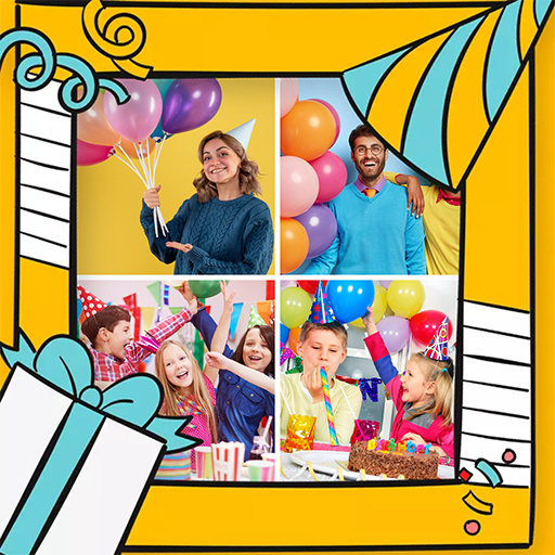Birthday Collage Maker - Image screenshot of android app