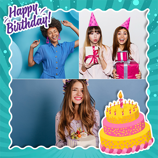 Birthday Collage Maker - Image screenshot of android app