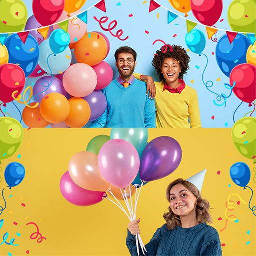 Birthday Collage Maker - Image screenshot of android app