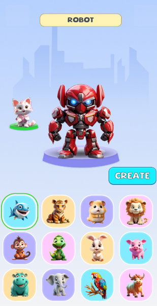 AI Mix Animal - Gameplay image of android game
